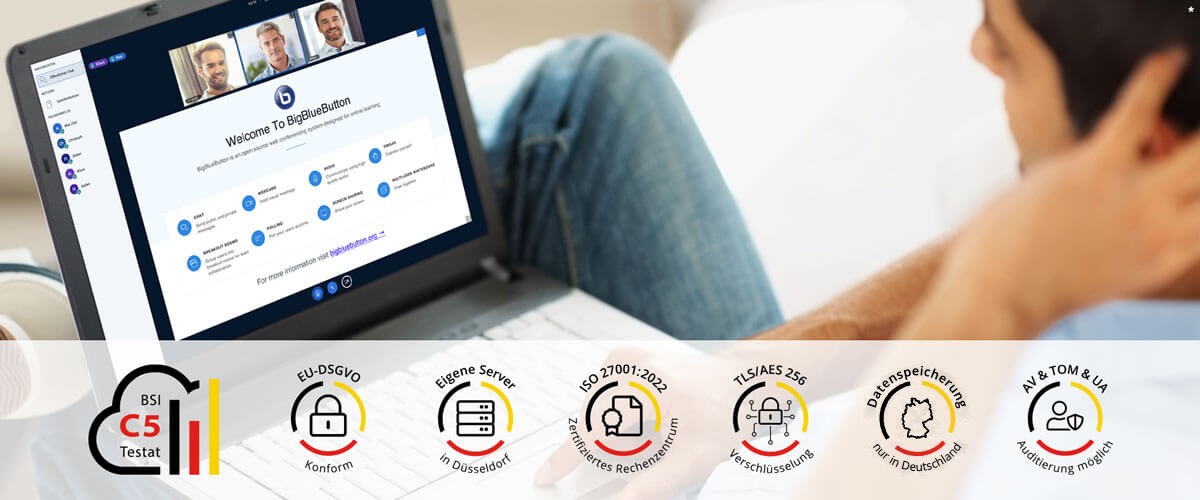 BigBlueButton* mieten – fertig gehostet in Deutschland